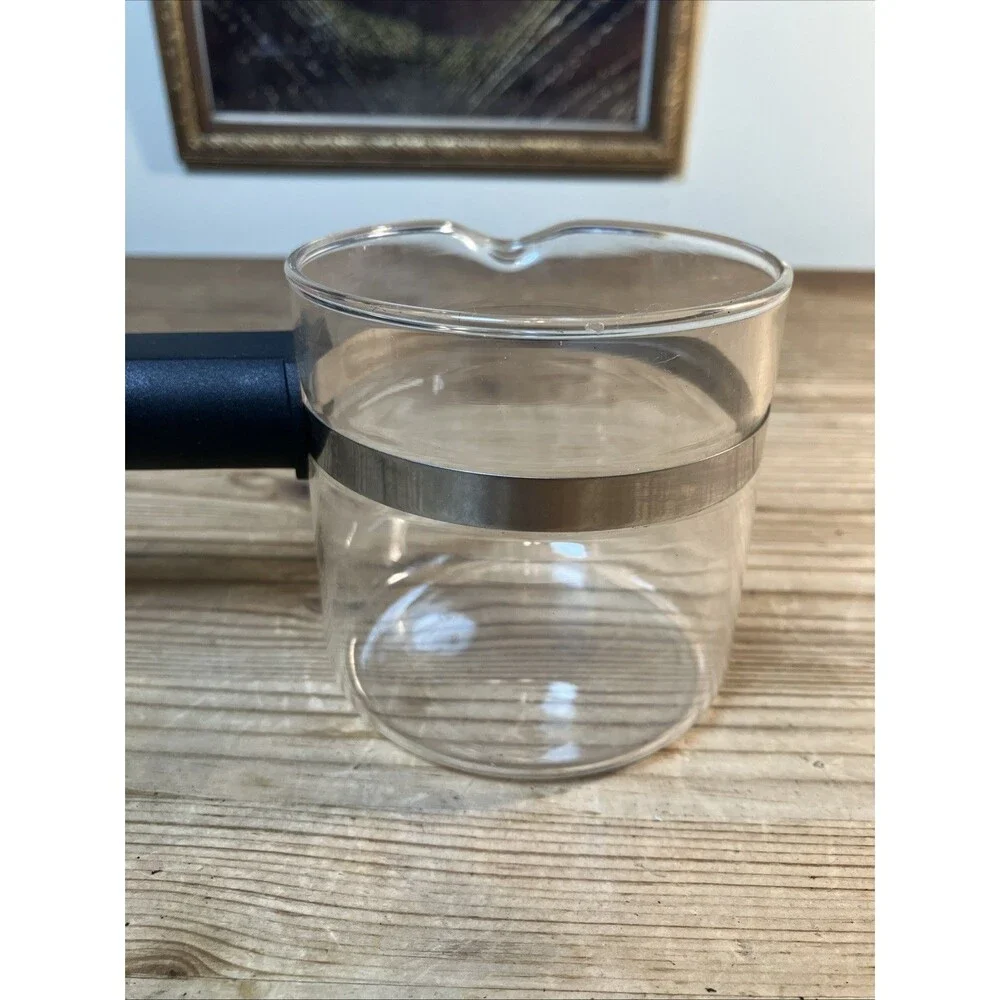 Krups 4 cup Black Espresso Glass Carafe Replacement No Lid